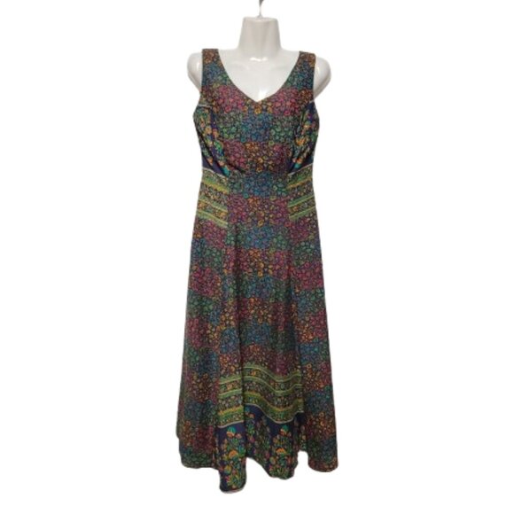 Floral Midi Dress Sequin Midid Dress- Size S/M - Picture 4 of 16